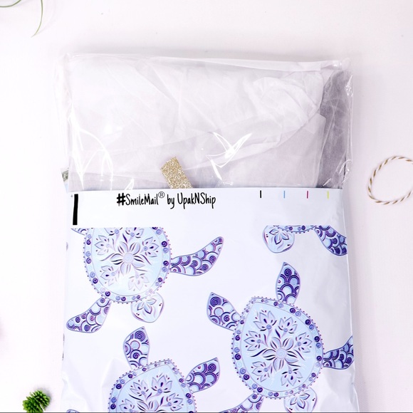 25 10X13 Blue Turtle Mailers CLEARANCE - Picture 6 of 7